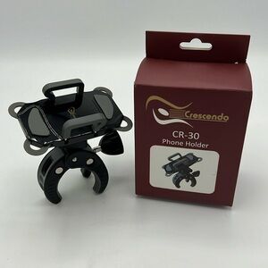 Crescendo CR-30 Smart Phone Holder with Mount Clamp for Microphone Stand/Selfie